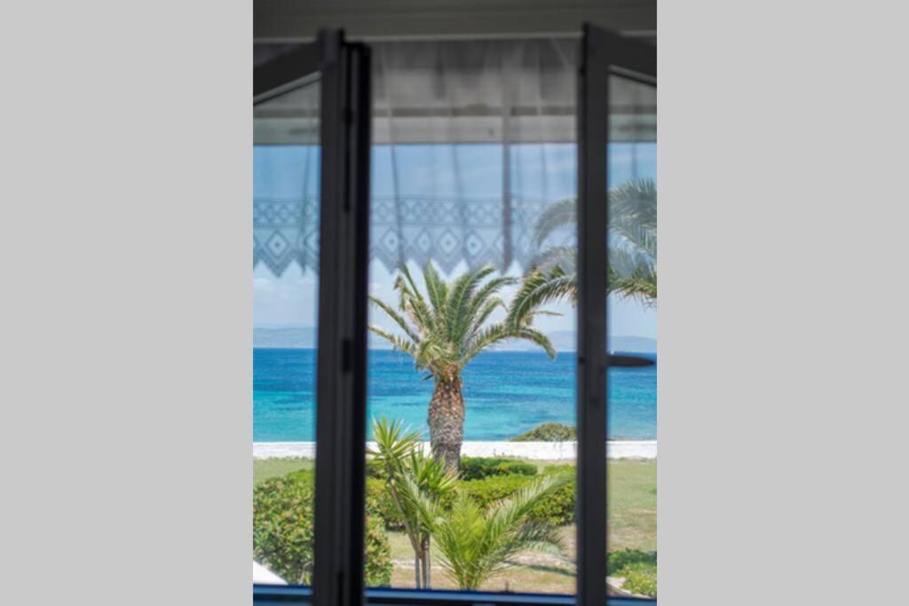 Palmaya Villa, Unique Seafront Experience Vagia  Buitenkant foto