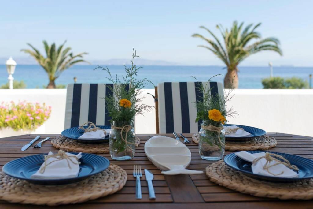 Palmaya Villa, Unique Seafront Experience Vagia  Buitenkant foto