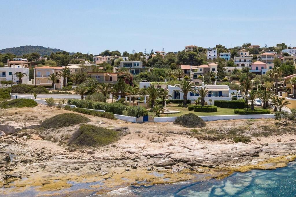 Palmaya Villa, Unique Seafront Experience Vagia  Buitenkant foto