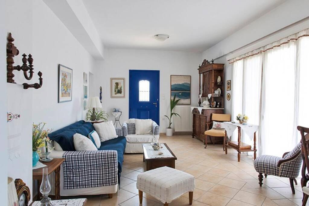 Palmaya Villa, Unique Seafront Experience Vagia  Buitenkant foto